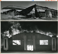 Exhibition Hall Near Checkerdome Catches Fire