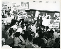 Protest at the Jefferson Bank and Trust