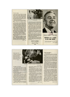 Eugene McCarthy "A Portrait of a Leader In His Own Words" Brochure