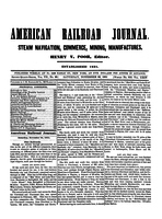 American Railroad Journal November 29, 1851