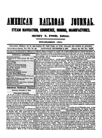 American Railroad Journal December 6, 1851