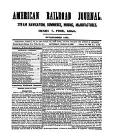 American Railroad Journal March 13, 1852