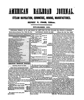 American Railroad Journal March 20, 1852