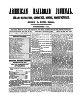 American Railroad Journal March 27, 1852