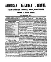 American Railroad Journal June 12, 1852