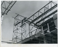 Construction Workers on Scaffolding for Convention Center