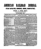 American Railroad Journal July 24, 1852