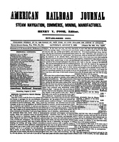 American Railroad Journal August 7, 1852