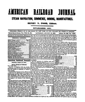 American Railroad Journal August 14, 1852