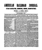 American Railroad Journal September 11, 1852
