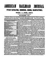 American Railroad Journal September 18, 1852