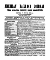 American Railroad Journal October 23, 1852