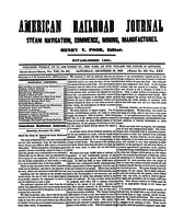 American Railroad Journal December 25, 1852