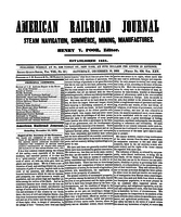 American Railroad Journal December 18, 1852