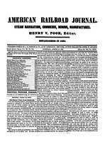 American Railroad Journal August 13, 1853