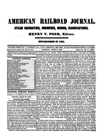 American Railroad Journal August 27, 1853
