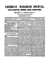 American Railroad Journal January 7, 1854