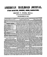 American Railroad Journal February 11, 1854