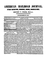 American Railroad Journal July 29, 1854