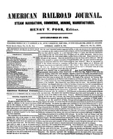 American Railroad Journal August 26, 1854