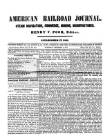American Railroad Journal December 9, 1854