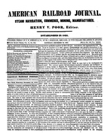 American Railroad Journal December 16, 1854