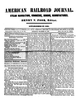 American Railroad Journal December 30, 1854