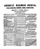 American Railroad Journal January 6, 1855