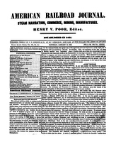 American Railroad Journal January 13, 1855