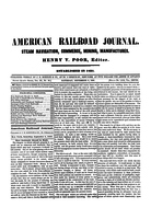 American Railroad Journal September 8, 1855