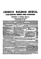 American Railroad Journal August 9, 1856