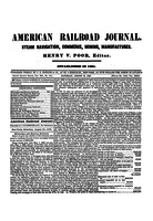 American Railroad Journal August 23, 1856