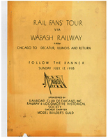 Wabash Railroad Rail-Fan Tour Chicago to Decatur