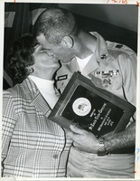 Couple at Military Awards Ceremony