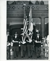 Flag Presentation at Military Awards