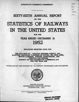 Annual report on the statistics of railways in the United States, the Interstate Commerce Commission for the year ending 1952.