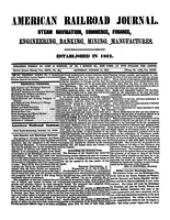 American Railroad Journal October 15, 1870