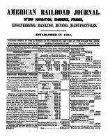 American Railroad Journal December 10, 1870