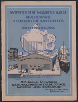 Western Maryland Railway Tidewater Facilities at Baltimore, MD.