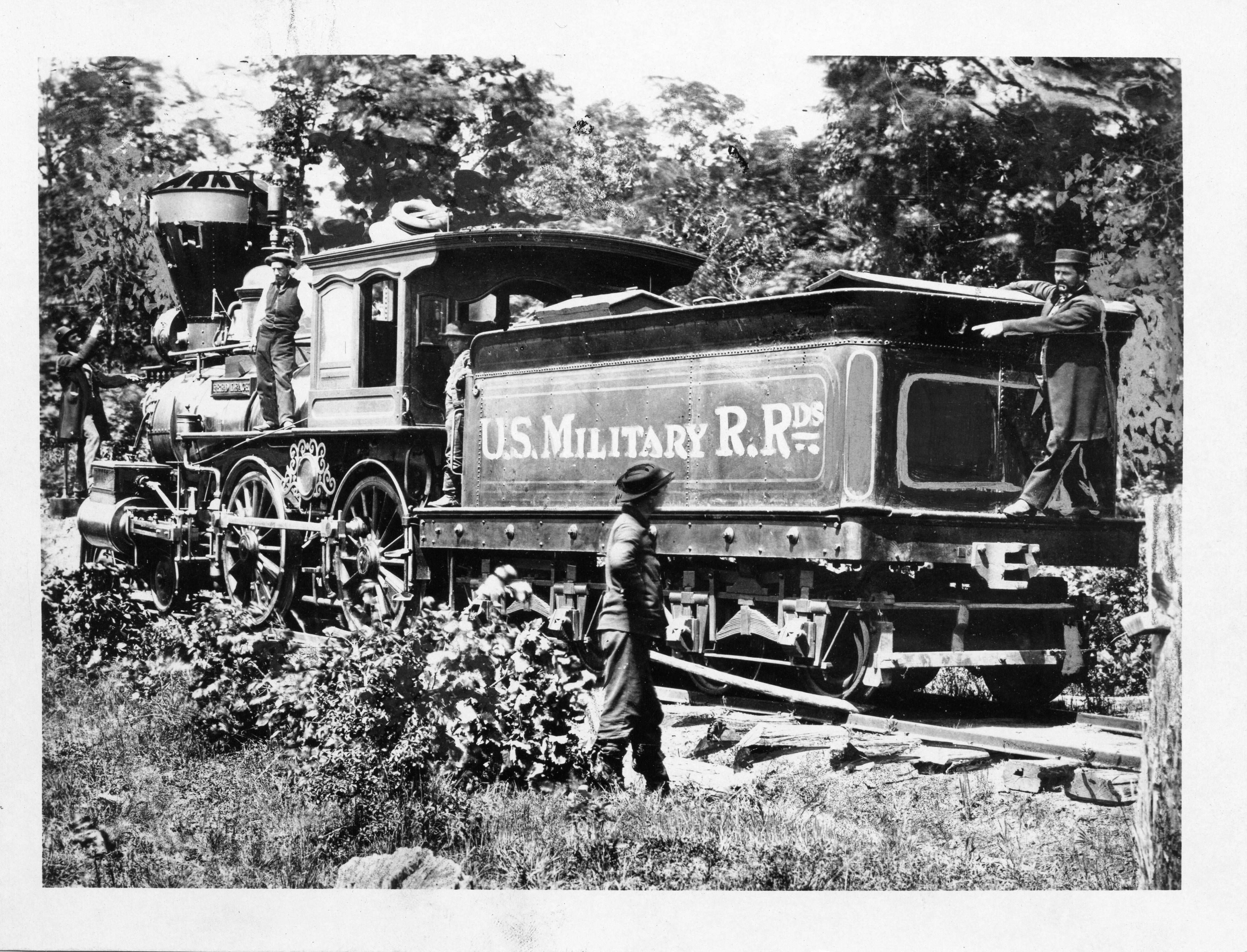 Civil War Photographs of Trains