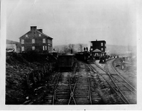 Scene at Hanover Junction, PA During the Civil War