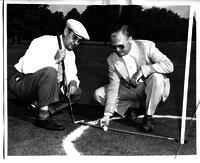 Early Leaders in Golf Tournament 1947