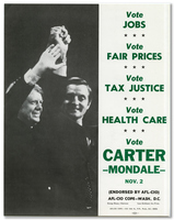 Vote Carter Mondale Handbill