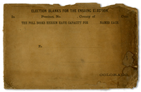 Election Blanks Envelope