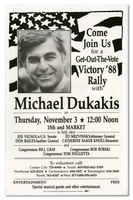 Michael Dukakis Handbill