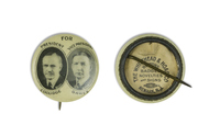 For President/Vice President, Coolidge and Dawes Button
