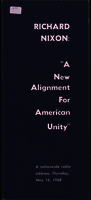 Richard Nixon: "A New Alignment For American Unity" Pamphlet