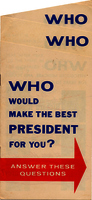 "Who Would Make The Best President For You?" Booklet