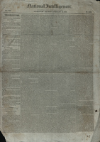 National Intelligencer February 10, 1820