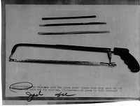 The Tools Used For a Prisoner's Escape